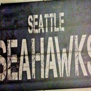 Artissimo NFL Seattle Seahawks Rustic Sign Canvas